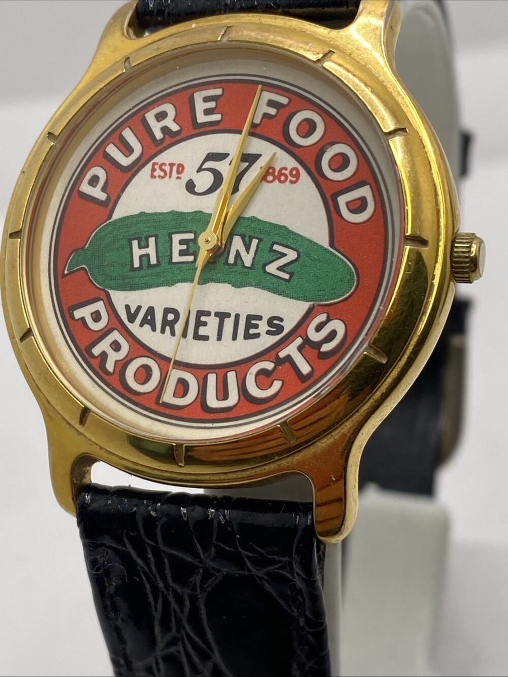 Vintage Heinz Ketchup Pickle Watch Works New Battery
